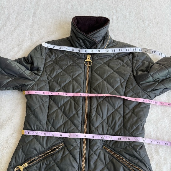 Barbour Icons Liddesdale Quilted Green Long Sleeve Jacket S (4) - Picture 6 of 14